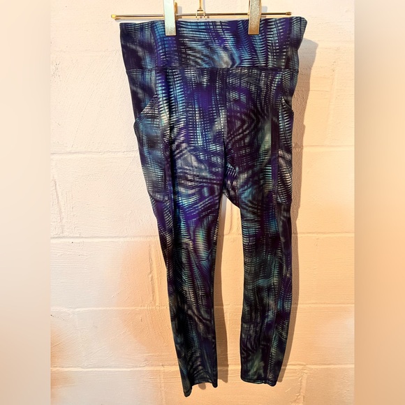 Lululemon Wunder Train High-Rise Tight 28"  Shapeshifter Flux Blue Multi size 10 - Picture 3 of 7
